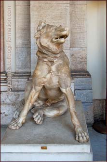Molossian hound statue